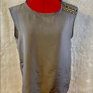 All Saints Pascal Vest 100% Silk Women’s Size 4